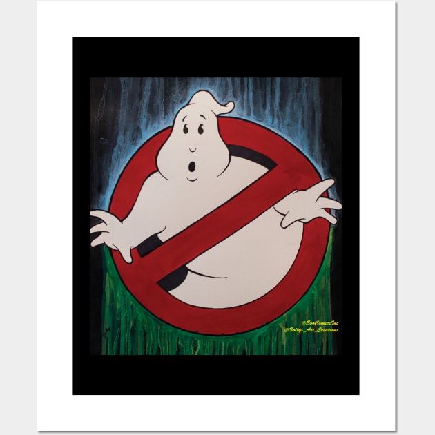 Ghostbusters Logo Water Colors Wall Art by EvoComicsInc